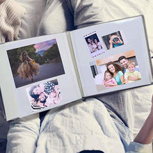 Load image into Gallery viewer, 16-inch 20 Pages Self Adhesive Photo Album DIY Scrapbook Rustic Linen Cloth Cover Personalize Album for Wedding Memory Album  Home Decor House Decoration DIY Memorable Gifts For Loved Ones
