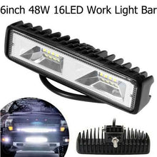 将图片加载到图库查看器，16 LEDs 48w DRL LED Work Light Driving Lamp

