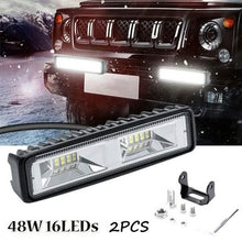 将图片加载到图库查看器，16 LEDs 48w DRL LED Work Light Driving Lamp
