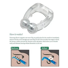 Load image into Gallery viewer, 16-Pack: Silicone Magnetic Nose Clip Portable Mini Anti Snoring
