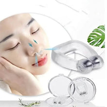 Load image into Gallery viewer, 16-Pack: Silicone Magnetic Nose Clip Portable Mini Anti Snoring
