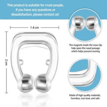 Load image into Gallery viewer, 16-Pack: Silicone Magnetic Nose Clip Portable Mini Anti Snoring
