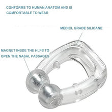 Load image into Gallery viewer, 16-Pack: Silicone Magnetic Nose Clip Portable Mini Anti Snoring
