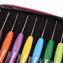 Load image into Gallery viewer, 16-Piece: Colored Crochet Hooks Yarn
