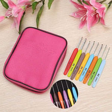 Load image into Gallery viewer, 16-Piece: Colored Crochet Hooks Yarn

