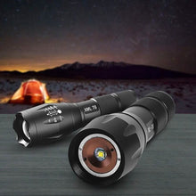 Load image into Gallery viewer, 1600 Lumen Aluminum Alloy Tactical Flashlight with Zoom
