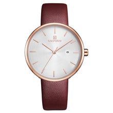 Load image into Gallery viewer, Women's Luxury Watch With  Leather Belts Shiny Steel Case  Scratch Resistant Glass Unique Design Perfect Gift
