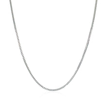 Load image into Gallery viewer, 14k White Gold Franco Chain 0.9mm
