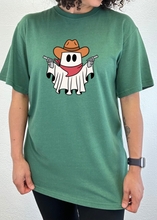 将图片加载到图库查看器，Cowboy Ghost Unisex Bamboo Viscose/Organic Cotton Short Sleeve Graphic T-Shirt
