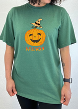 Load image into Gallery viewer, Halloween Pumpkin Unisex Bamboo Viscose/Organic Cotton Short Sleeve Graphic T-Shirt
