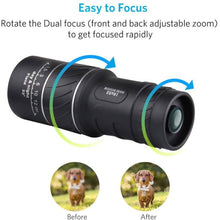Load image into Gallery viewer, 16x52 Monocular Dual Focus Optics Zoom Telescope
