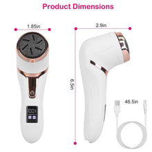 Load image into Gallery viewer, 17-Pieces Set: Electric Foot Callus Remover with Vacuum Foot Grinder Rechargeable
