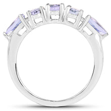 Load image into Gallery viewer, 2.33 Carat Genuine Tanzanite .925 Sterling Silver Ring

