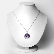 Load image into Gallery viewer, 2.94 Carat Genuine Amethyst .925 Sterling Silver Pendant

