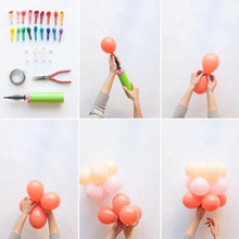 Load image into Gallery viewer, 177Pcs Matte Pastel Pink Ruby Red Balloon Garland Kit Set For Valentine Wedding Balloons Home Party Decors Bridal Showers Red Ballons for Girls Birthday Party
