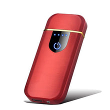 Load image into Gallery viewer, Modern Touch Electric lighter Plasma Lighters Dual arc Lighter USB lighters Flameless Rechargeable Lighter Windproof Lighter Electric lighters for  Men Gift Gadgets Accessories
