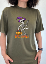 Load image into Gallery viewer, Happy Halloween Unisex Bamboo Viscose/Organic Cotton Short Sleeve Graphic T-Shirt
