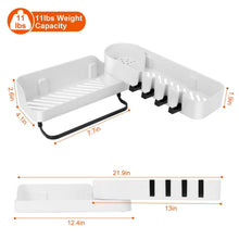 Load image into Gallery viewer, 180° Rotatable Bathroom Corner Caddy Shelf
