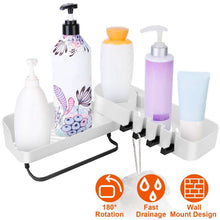 Load image into Gallery viewer, 180° Rotatable Bathroom Corner Caddy Shelf
