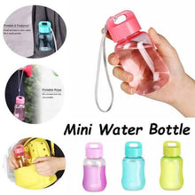 Load image into Gallery viewer, 180ML Plastic Colorful Water Bottle Portable
