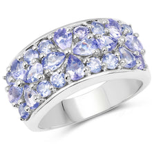 Load image into Gallery viewer, 2.52 Carat Genuine Tanzanite .925 Sterling Silver Ring
