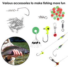 Load image into Gallery viewer, 188-Pieces: Portable Fishing Accessory Kit with Tackle Box
