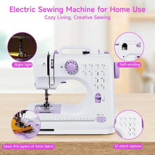 Load image into Gallery viewer, Pro Portable Electric Sewing Machine – 12 Stitches, Adjustable Speed, Multifunctional
