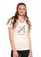 Load image into Gallery viewer, Maybe Tomorrow Women's Bamboo Sleeve Scoop Neck Graphic T-Shirt
