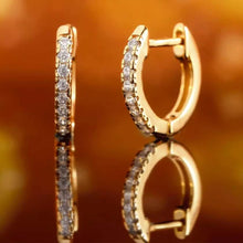 将图片加载到图库查看器，18K Gold Plated Huggie Earrings
