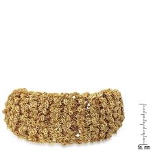 将图片加载到图库查看器，18k White Gold Braided Bracelet
