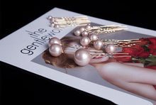 Load image into Gallery viewer, 18pcs/lot Big Small Pearl Hair Stick Set  Sweet U Shape Hair Clip Hairpin Wedding Bride Headdress Wedding Hair Accessories for Brides and Bridesmaids
