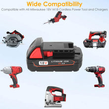 Load image into Gallery viewer, 18V Battery Replacement Compatible with Milwaukee M18 Cordless Power Tool
