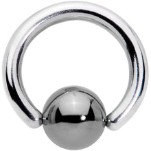 Load image into Gallery viewer, 14G BCR Hematite Captive Ring 5/16 5mm
