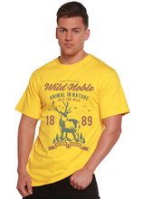 Load image into Gallery viewer, Wild And Noble Spun Bamboo® Men's Bamboo Viscose/Organic Cotton Short Sleeve Graphic T-Shirt
