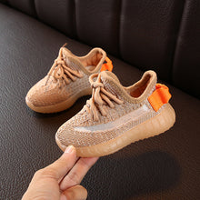 将图片加载到图库查看器，Boys Girls Fashion Sneakers Baby/Toddler/Little Kids Leather Trainers Children School Sport Shoes Soft Running Shoes
