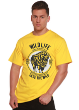 Load image into Gallery viewer, Wild Life Spun Bamboo® Men's Bamboo Viscose/Organic Cotton Short Sleeve Graphic T-Shirt
