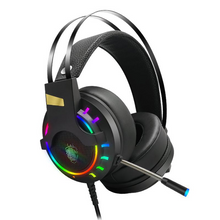 Load image into Gallery viewer, Luxury Gaming Headset with Microphone 3.5mm  Wired Earphone  Surround Sound Game Headphone for PC Gamer Computer Laptop Xbox
