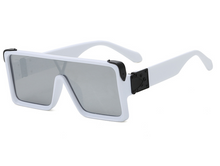 将图片加载到图库查看器，New Design New Stylish New Classic New Black &amp; White Square Shape Sunglasses For Women New Fashionable Branded &amp; Oversized Sun Glasses For Men New Luxury Shades Sunglasses For Men &amp; Women
