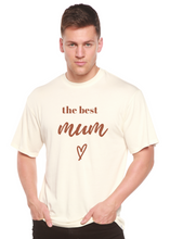 Load image into Gallery viewer, The Best Mum Unisex Bamboo Viscose/Organic Cotton Short Sleeve Graphic T-Shirt
