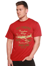Load image into Gallery viewer, Sky Fighter Spun Bamboo® Men's Bamboo Viscose/Organic Cotton Short Sleeve Graphic T-Shirt
