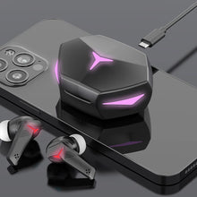 Load image into Gallery viewer, Wireless Earbuds for iOS &amp; Android Phones, Bluetooth 5.2 in-Ear Headphones with Extra Bass, Built-in Mic, Soft in-Ear Sleep Earbuds Gaming Earbuds 60ms Low Latency TWS Bluetooth Earphone with Mic Bass Audio Sound Positioning Wireless Headphones
