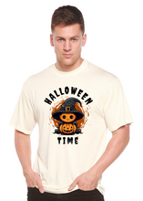 将图片加载到图库查看器，Halloween Time Unisex Bamboo Viscose/Organic Cotton Short Sleeve Graphic T-Shirt
