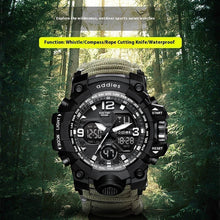 Load image into Gallery viewer, Military Survival  Men Watch With Compass/whistle /scraper/Waterproof 30M Outdoor Men Sports G Style -Shock Watch Relogio Masculino
