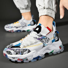 将图片加载到图库查看器，Men's Fashion Camouflage Sports Casual Shoes Couple Outdoor Mesh Breathable Non-slip Lightweight Soft Men's Breathable Lightweight Sneakers Jogging Workout Gym Walking Shoes For Men
