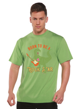 Load image into Gallery viewer, Born To Be A Rock Star Men's Bamboo Viscose/Organic Cotton Short Sleeve Graphic T-Shirt
