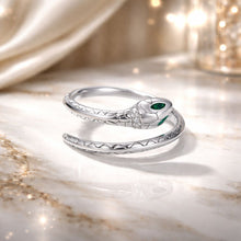 Load image into Gallery viewer, 925 Sterling Silver Oxidized Pavé Setting CZ Slim Ring for Women
