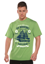 Load image into Gallery viewer, Sea Adventures Spun Bamboo® Men's Bamboo Viscose/Organic Cotton Short Sleeve Graphic T-Shirt
