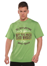 Load image into Gallery viewer, But Too Much Good Whiskey Men's Bamboo Viscose/Organic Cotton Short Sleeve Graphic T-Shirt
