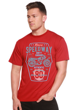 Load image into Gallery viewer, Speedway Motorcycle Spun Bamboo® Men's Bamboo Viscose/Organic Cotton Short Sleeve Graphic T-Shirt
