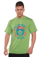 Load image into Gallery viewer, All We Need is Love Men's Bamboo Viscose/Organic Cotton Short Sleeve Graphic T-Shirt
